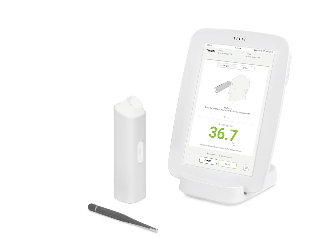 MESI mTABLET THERMO opstelling