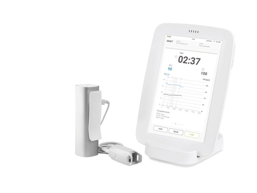 MESI mTABLET 6MWT opstelling