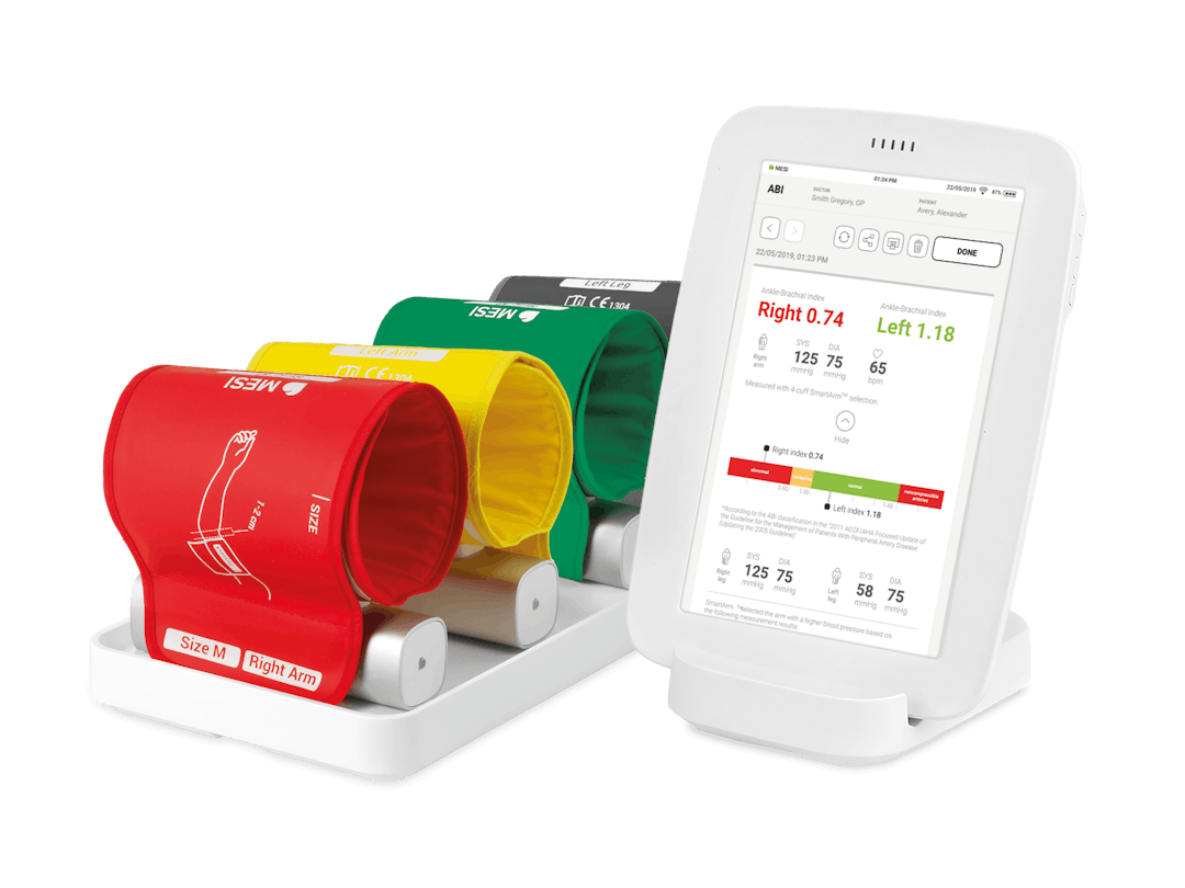 MESI mTABLET ABI met tablet en draadloze manchetten